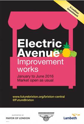 Brixton’s Electric Avenue – Improvements Started