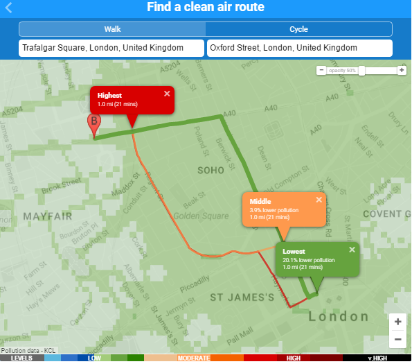 Reducing Exposure to Air Pollution