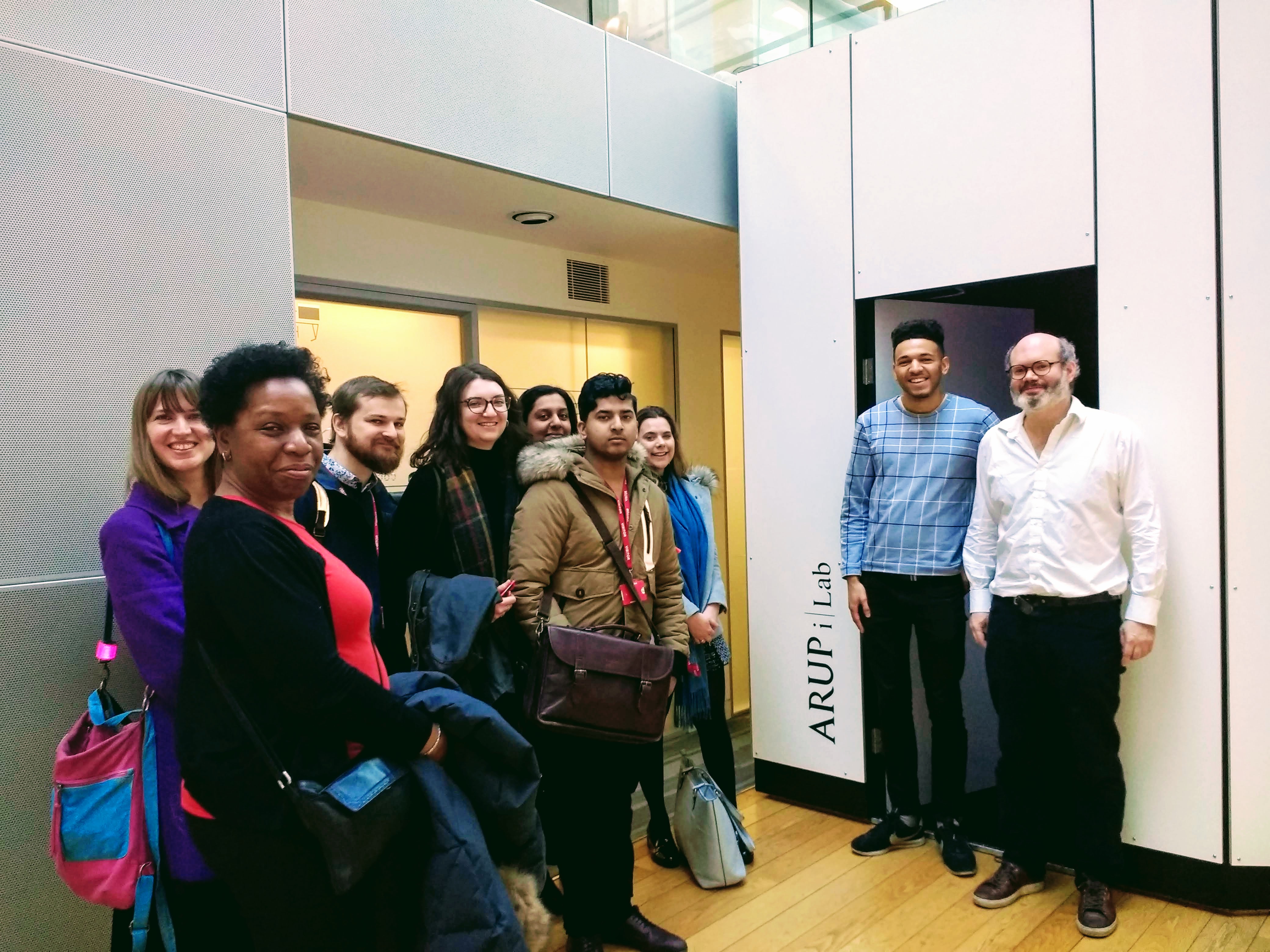 Visit to ARUP’s SoundLab