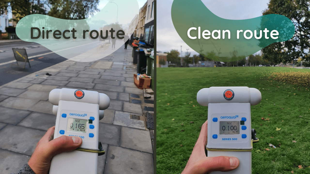 Helping London to choose Clean Air Routes