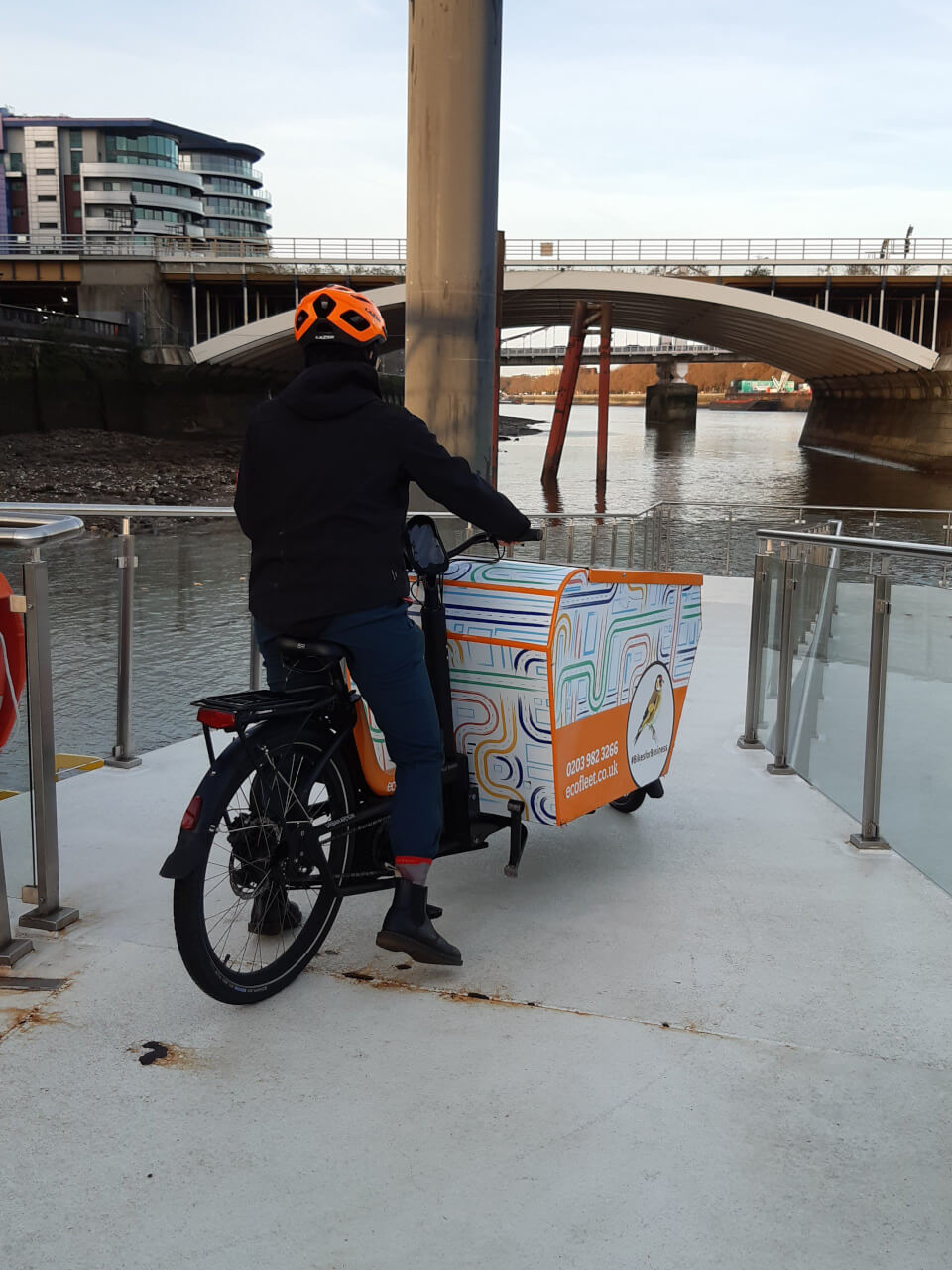 CAV4 Cargo Bike Pier Visit