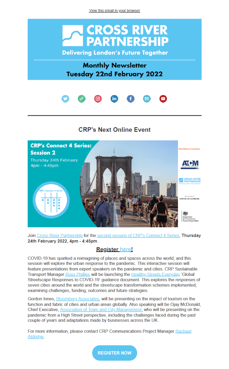 CRP’s February Newsletter 2022
