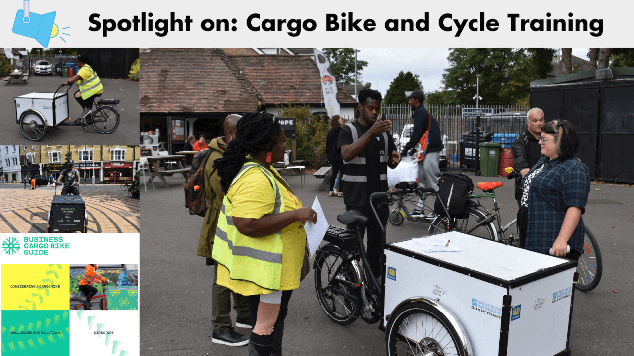 Spotlight On: Cargo Bike and Cycle Training