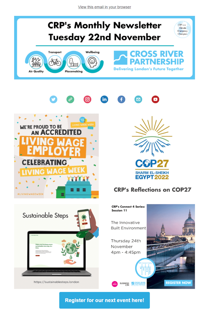 CRP’s Monthly Newsletter – November 2022