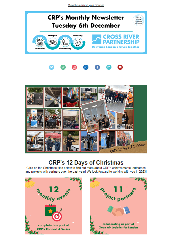 CRP’s December Newsletter
