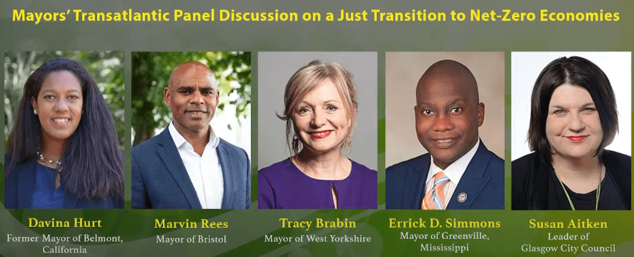 Mayor’s Transatlantic Panel Discussion: Just Transition to Net Zero