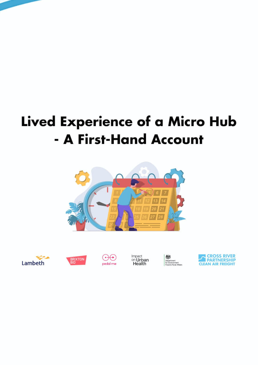 Lived Experience of a Micro Hub – A First-Hand Account