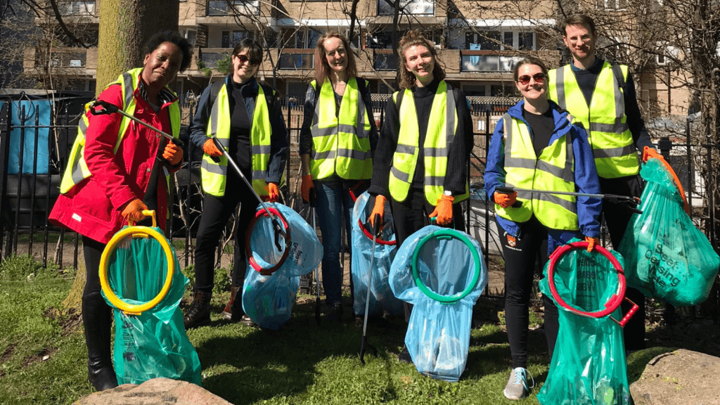 CRP Team Goes Litter Picking Cross River Partnership