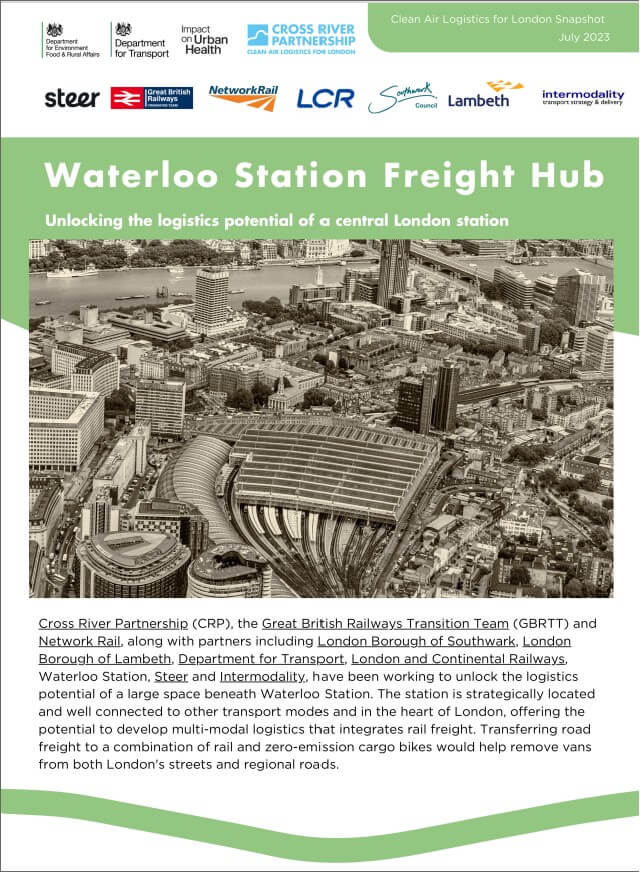 Image of first page of Waterloo Freight Hub Snapshot