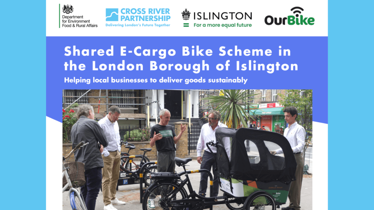 ‘OurBike’ Shared E-Cargo Bike Scheme launches in Islington