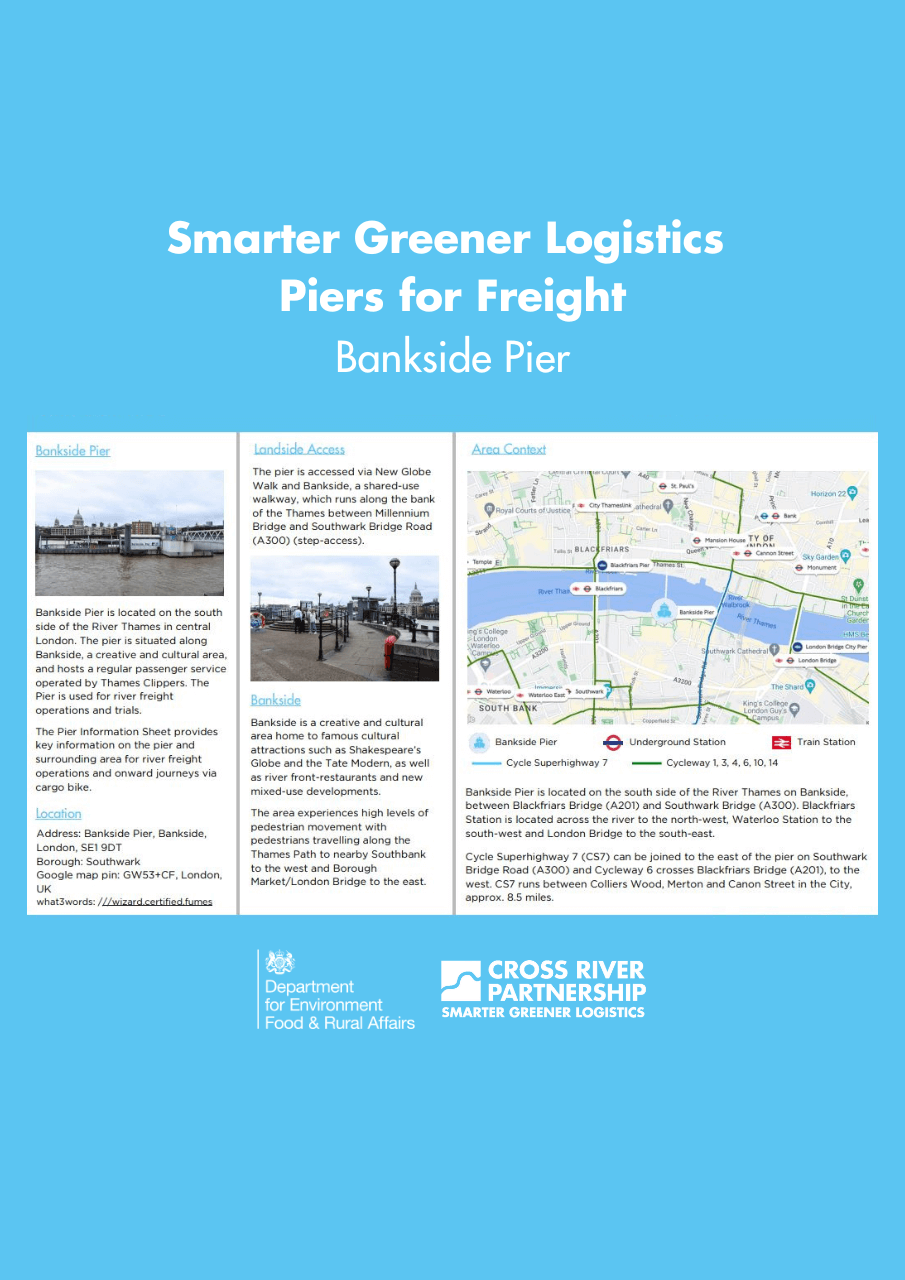 SGL: Piers for Freight – Bankside Pier