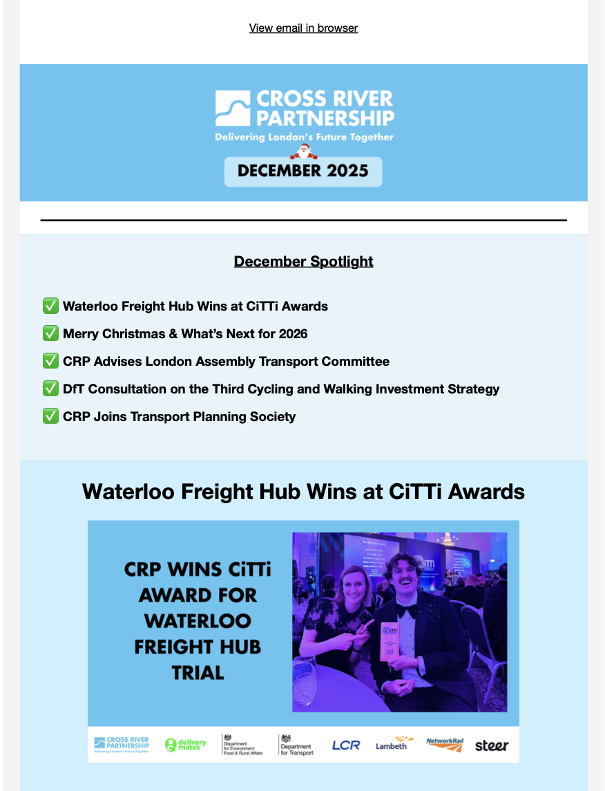 CRP Newsletter – Dec 25