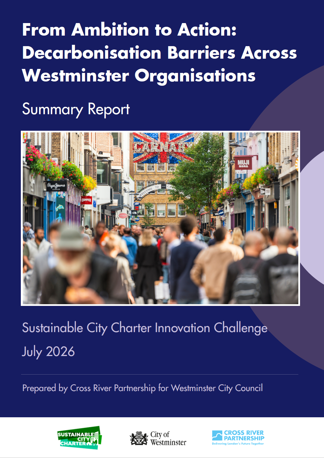 Sustainable City Charter Innovation Challenge – Decarbonisation Barriers Summary Report